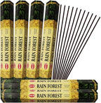 Rain Forest Incense Sticks and Incense Stick Holder Bundle Insence Insense Hem Incense Sticks