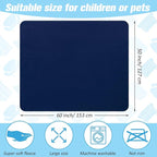 Newwiee 15 Pack Fleece Blankets Bulk 50 x 60 Inch Double Sided Ultra Soft Fleece Throw Blankets Bulk Lightweight Warm for Airplane Home Office Wedding Gifts Outdoor Use (Navy Blue)
