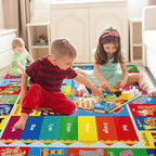 Kids Rug for Playroom, ABC Play Mat Educational Rugs, Soft Non-Slip Rug Toddler Baby Play Mat, Alphabet Carpet for Boy Girl Bedroom
