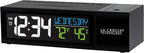 La Crosse Technology 616-1950-INT Pop-Up Bar Projection Alarm Clock with USB Charging Port