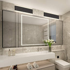 Aipsun 24in/20W LED Matte Black Modern Vanity Light Matte Black Wall Light Up Down Wall Mount Lights Indoor Modern Wall Light for Bathroom(Neutral White 4000K)