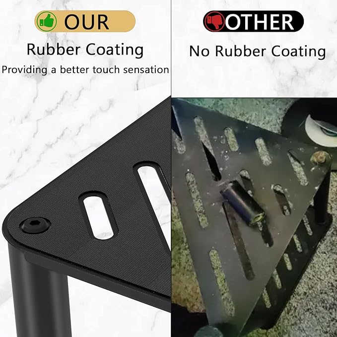 Shower Foot Rest, Shower Stool for Inside Shower, Stainless Steel Waterproof Shower Stool for Shaving Legs - Corner Bathroom Bench Seat with Storage Shelf for Small Shower Spaces