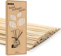 VFULIE 100PCS Reed Diffuser Sticks, 10 Inch Natural Rattan Wood Sticks Essential Oil Aroma Diffuser Sticks Refill Replacement for Aroma Fragrance (7 in)