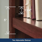 Sauder Miscellaneous Storage 3-Shelf Bookcase/ Book shelf, Select Cherry finish