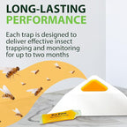Greenway Pantry Patrol Traps, Non-Toxic Pantry Moth and Insect Control, Gel-Based for Flour Beetles, Grain Storage, and Kitchen Use, 6 Packs (Includes 12 Traps and 12 Lures)