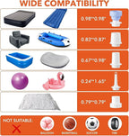 36 Pack Vacuum Storage Bags with Electric Pump, Vacuum Seal Bags for Clothing, Pillows, Blanket, Bedding, Comforters,Includes 6 Jumbo,6 Large,6 Medium,6 Small,6 Travel bags and 6 small Travel bags