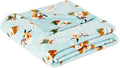 Amazon Basics Kids Fleece Blanket, Ultra-Soft Lightweight Throw for Children, Forest Friends, 50 x 60 Inches
