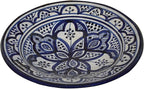 Ceramic Plates Moroccan Handmade Serving, Wall Hanging, Exquisite Colors Decorative Large 12 inches Diameter