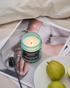 M&SENSE Sandalwood Jasmine Scented Candles, Natural Soy Wax Best Smelling Candle 7.05oz 50 Hour Burning Floral Non Toxic Single Cotton Wick Aromatherapy Gifts for Women Friend