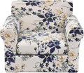 KRFOONN 2 Piece Chair Covers Printed Sofa Covers Couch Covers Washable Armchair Sofa Couch Slipcover Furniture Protector with Elastic Bottom for Living Room (Armchair, 27), Small