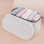 B FSOBEIIALEO Ottoman with Storage for Living Room, Sherpa Folding Storage Ottoman Foot Rest, 30 Inches Collapsible Bedroom Bench White