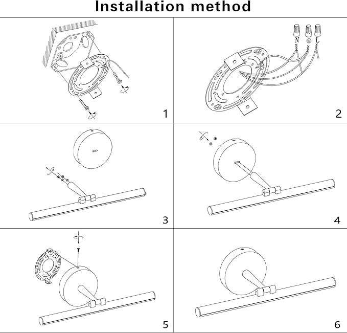 Hardwired Adjustable Lighting Matte Black Modern LED Picture Lights for Paintings 15.7'' Inch Long Swing Arm Metal Art Lights Warm White 3000K