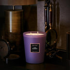 HomeLights Highly Scented Soy Candles Big 33.3 oz for Home. 3 Cotton Wicks, Smokeless Long Lasting 130 hrs in Lilac Blossom. 5x6, Great Gift for Women & Men
