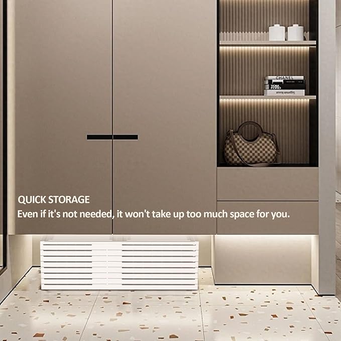 Dollate 9 Tiers 36 Pairs Foldable Shoe Rack, Large Shoe Storage with Magnetic Clear Door, Easy Assembly and Freely Movable Shoes Organizer, Large Capacity Shoe Shelf for Cloakroom, Entryway