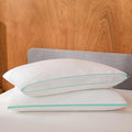 Tuft & Needle Zip Comfort Pillow – Queen Size – Adjustable Soft, Medium, or Firm Feel, Foam and Fiber Blend Fill with 100% Cotton Sateen Cover, Breathable & Supportive