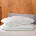 Tuft & Needle Zip Comfort Pillow – Queen Size – Adjustable Soft, Medium, or Firm Feel, Foam and Fiber Blend Fill with 100% Cotton Sateen Cover, Breathable & Supportive