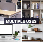 Office Desk Accessories 2pcs Multifunction Computer Monitor Memo Board - Transparent Computer Side Panel Memo Creative Monitor Side Panel Suitable for Office Home Desktop