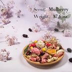 Spring Potpourri Bag,Mulberry Scented Potpourri Bowl Filler, Vase Filler,Pink Decorative Dried Flower, Valentine's Day Decor(20 oz)