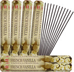 French Vanilla Incense Sticks and Incense Stick Holder Bundle Insence Insense Hem Incense Sticks