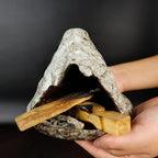 Palo Santo Burner- Zongzi Modeling Incense Holder with Ash Catcher-Perfect for Sage, Sticks, and Copal-Aromatherapy Meditation Gift for Women-Perfect for Yoga, Meditation, and Anxiety Relief