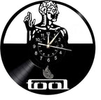 Wall Clock Vinyl Compatible with Tool Band Home Decoration Themed Wall Art Vintage Decoration - Unique Gift Idea for Boys and Girls - Home Wall Decor 30cm Clock Gift