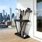 Umbrella Holder for Entryway, Metal Umbrella Stand with Drip Trays, Space-Saving Umbrella Holder, Umbrella Stands Rack, Walking Cane Stand, Black