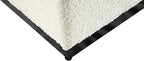 HomePop Cube Ottoman| HomePop Home Décor |Square Ottoman - Cream Boucle