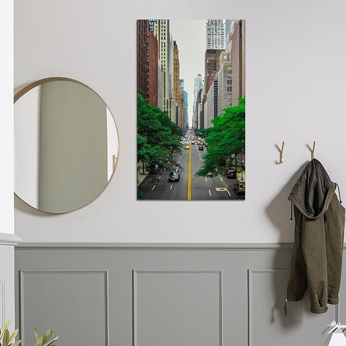 YXIMOX Custom Art Print on Premium Canvas, Personalized with Your Image or Design, Large Wall Decor for Living Room, Office, Bedroom, Custom Canvas Artwork(Unframe) (Unframe, 20"x40")
