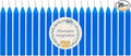 Alternative Imagination Blue Chime Candles - 20 Pack of Unscented 4 Inch Mini Taper Candles - Dripless Long Burning Ritual Candles for Meditation, Spell Work & Home Decor