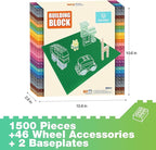 Lekebaby 1546 Pieces Classic Building Blocks 2 pcs Baseplates Creative Bulk Building Bricks Sets, Compatible with All Major Brands, Educational Toy for Boys Girls 6 Years Old and Up