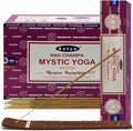 Mystic Yoga Incense Sticks and Holder Bundle - Satya Incense
