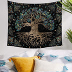 XGXL Life Tree Tapestry - Bohemian Hippie Wishing Tree Tapestries Psychedelic Wall Carpet Mystic Aesthetic Wall Tapestry for Living Room Bedroom