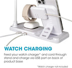 Ottlite LED Desk Lamp with Multi-Device Charging Station, White