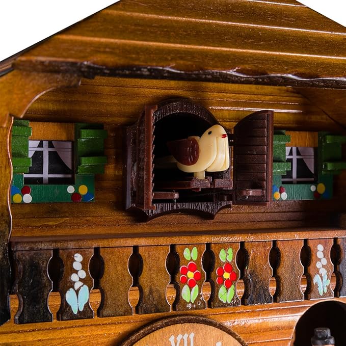 Kintrot Cuckoo Clock Pendulum Quartz Wall Clock Black Forest House Home Decor