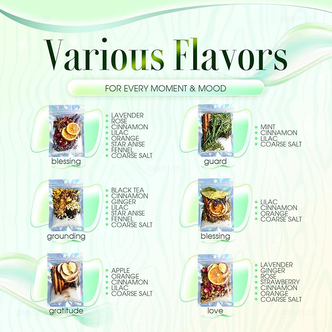 Intention Simmer Pot Blends, Simmer Pot for Stove Potpourri, Reiki-Infused Energy Home Fragrance energetically Charged & Manifestation, for Holiday, Meditation & Ritual Spaces (All)