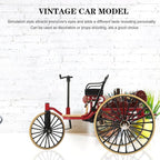 TOYANDONA Classic Car Model 6.7 Inch Retro Vintage Miniature Decor Collectible Vehicle Desktop Ornament for Home Display