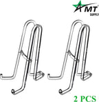 AMT 9 Inch 2 Pack Plate Stands for Display - Holder Stand + Acrylic Frame Holder Picture, Decorative Plate, Book, Photo Easel