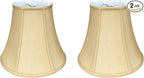 Royal Designs, Inc. BSO-704-10AGL-2 True Bell Basic Lamp Shade, 5 x 10 x 8.5, Antique Gold, 2-Pack
