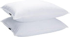 JA COMFORTS Goose Feather Down Bed Pillows for Sleeping(2 Packs)-Queen(20IN×30IN),High Fill Weight,Double-Layer Downproof Fabric Design,Goose Down Filling,600 Thread Count,Cotton Cover