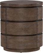 Liberty Furniture Cascade Falls Living Room Opt 3 Piece Set - Cocktail Table, 2 Round End Tables - Satin Espresso