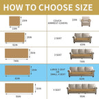 HAOMAIJIA Waterproof Couch Cover for Dogs Washable,Fuzzy Pet Couch Covers for Sofa,Thick Soft Dog Bed Cover Non-Slip Couch Covers for 3 Cushion Couch Sofa Pet Friendly (Off White, 35" x 82")