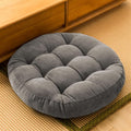 SK Studio Meditation Floor Pillow, Large Floor Cushions, Round Floor Cushion Seating for Adults Kids, Classroom Furniture Floor Pillow for Yoga Living Room, Grey, 22" W x 22" L (Pack of 1)