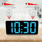 DreamSky Large Digital Alarm Clock Big Numbers for Seniors & Visually Impaired, 9 Inches Electric Clocks for Bedroom, Jumbo Display Fully Dimmable Brightness, USB Ports, Adjustable Alarm Volume
