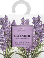 12 Pack Large Lavender Scented Sachets – Hanging Closet & Drawer Deodorizer & Air Freshener, Long-Lasting Aroma