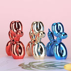 Gold Balloon Dog Decor,Gold Room Decors,Balloon Animal Preppy Room Shelf Decor,Cute Statue Home Decors,Bedroom Modern Sculpture Desk Decoration,Golden Decorations Figurines