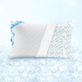 Sophia & William Cooling Bed Pillow for Sleeping (King Size) Adjustable Shredded Memory Foam Pillow for Side, Back and Stomach Sleepers
