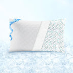 Sophia & William Cooling Bed Pillow for Sleeping (King Size) Adjustable Shredded Memory Foam Pillow for Side, Back and Stomach Sleepers