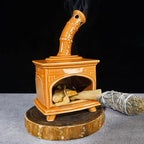 Ceramic Palo Santo Holder and Mini Chiminea Smudge Bowl | Versatile Burner for Sage Sticks, Incense Cones, Copal and Candles | Suitable for Yoga, Meditation and Mindfulness Practices