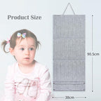 Hair Bow Holder Organizer For Girls Hanging Bow Holder For Girls Hair Accessories Storage Organizer For Headbands, Hair Clips, Hair Ties, Scrunchies (Without Hair Bows) (gray)
