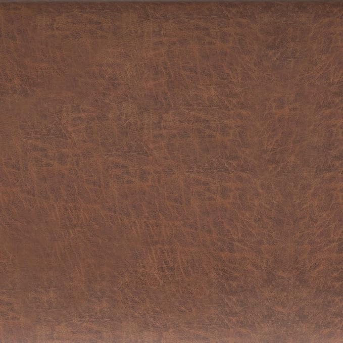 SIMPLIHOME Cosmopolitan Storage Ottoman - 34 inch Wide Upholstered Vegan Leather Rectangle Storage Ottoman Bench in Distressed Saddle Brown, Transitional Tufted Ottoman for Entryway with Lift-Up Lid